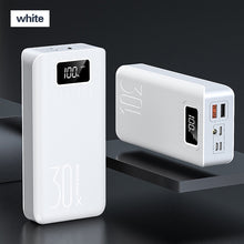 Load image into Gallery viewer, 2USB LED Power Bank 30000mAh Portable Charging Powerbank For iPhone Xiaomi Samsung Huawei Poverbank Pack Charge External Battery
