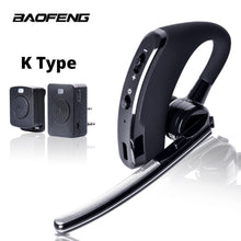 Load image into Gallery viewer, Baofeng Walkie Talkie Headset PTT Wireless Bluetooth Earphone for Two way Radio K Port Wireless headphone for UV 5R 82 8W 888s
