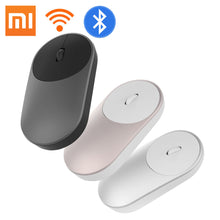 Load image into Gallery viewer, 100% Original Xiaomi Mouse Portable Optical Wireless Bluetooth Mouse 4.0 RF 2.4GHz Dual Mode Connect for Laptop pc
