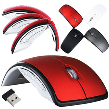 Load image into Gallery viewer, Foldable Wireless Computer Mouse Arc Touch 2.4G Slim Optical Gaming Folding Mause With USB Receiver For PC Laptop
