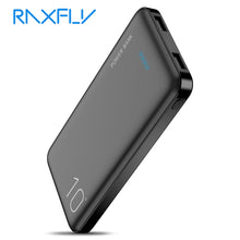 Load image into Gallery viewer, RAXFLY Power Bank 10000mAh Portable Charger For iPhone Xiaomi mi Mobile Powerbank 10000 mAh Poverbank LED External Battery Phone
