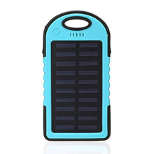 Load image into Gallery viewer, Solar 12000mAh power bank Portable Solar Panel Dual USB Battery Pack Charger Charging LED Battery Charger For iphone5 6 7 8 X
