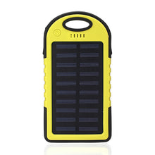 Load image into Gallery viewer, Solar 12000mAh power bank Portable Solar Panel Dual USB Battery Pack Charger Charging LED Battery Charger For iphone5 6 7 8 X
