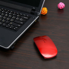 Load image into Gallery viewer, 1600 dpi usb sem fio óptico rato de computador 2.4g receptor super fino mouse para computador portátil
