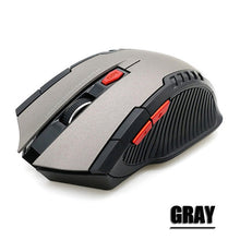 Load image into Gallery viewer, 2.4 ghz sem fio ratos com receptor usb gamer 2000 dpi mouse para computador portátil
