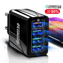 Load image into Gallery viewer, Lovebay 48W Quick Charger 3.0 USB Charger For iphone Samsung  Tablet EU US Plug Wall Mobile Phone Charger Adapter Fast Charging
