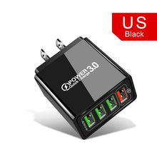 Load image into Gallery viewer, Lovebay 48W Quick Charger 3.0 USB Charger For iphone Samsung  Tablet EU US Plug Wall Mobile Phone Charger Adapter Fast Charging
