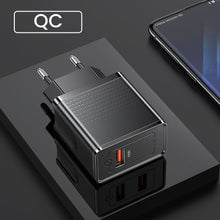 Load image into Gallery viewer, FIVI usb phone charger fast charger for xiaomi samsung S10 S9 S8  QC 3.0 usb charger  for huwei phone  charger for iphone
