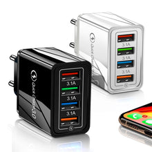 Load image into Gallery viewer, Quick Charge 3.0 48W QC 3.0 4.0 Fast charger USB portable Charging Mobile Phone Charger For iPhone Samsung Xiaomi Huawei Adapter
