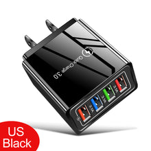 Load image into Gallery viewer, Quick Charge 3.0 48W QC 3.0 4.0 Fast charger USB portable Charging Mobile Phone Charger For iPhone Samsung Xiaomi Huawei Adapter
