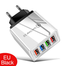 Load image into Gallery viewer, Quick Charge 3.0 48W QC 3.0 4.0 Fast charger USB portable Charging Mobile Phone Charger For iPhone Samsung Xiaomi Huawei Adapter
