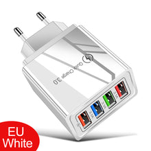 Load image into Gallery viewer, Quick Charge 3.0 48W QC 3.0 4.0 Fast charger USB portable Charging Mobile Phone Charger For iPhone Samsung Xiaomi Huawei Adapter
