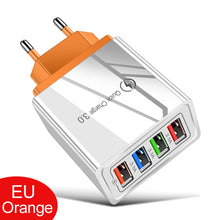 Load image into Gallery viewer, Quick Charge 3.0 48W QC 3.0 4.0 Fast charger USB portable Charging Mobile Phone Charger For iPhone Samsung Xiaomi Huawei Adapter
