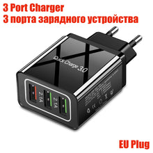 Load image into Gallery viewer, Quick Charge 3.0 48W QC 3.0 4.0 Fast charger USB portable Charging Mobile Phone Charger For iPhone Samsung Xiaomi Huawei Adapter
