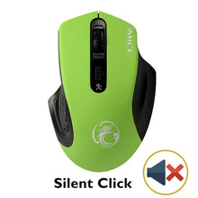 Load image into Gallery viewer, Souris sans fil USB 2000DPI USB 2.0 récepteur souris d'ordinateur optique 2.4GHz souris ergonomique pour ordinateur portable son souris silencieuse
