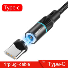 Load image into Gallery viewer, Twitch T01 magnética Micro USB tipo C Cable para iPhone Xiaomi teléfono móvil Cable USB de carga rápida cargador magnético Cable
