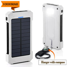 Load image into Gallery viewer, For XIAOMI Iphone 6 7 8 20000mah Portable Solar Power Bank 20000mAh External Battery DUAL Ports powerbank Charger Mobile Charger
