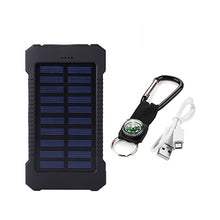 Load image into Gallery viewer, For XIAOMI Iphone 6 7 8 20000mah Portable Solar Power Bank 20000mAh External Battery DUAL Ports powerbank Charger Mobile Charger
