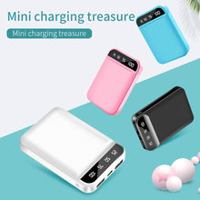 Load image into Gallery viewer, FLOVEME Mini Power Bank Dual Portable Fast Charging Battery Powerbank 10000mAH Travel Digital Display Poverbank for iPhone Xiaom
