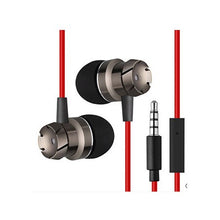 Load image into Gallery viewer, Metal 3.5mm In Ear Earphones Subwoofer Earphone wired Headset gaming with microphone Handfree Noise cancelling Earbuds

