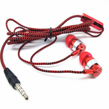 Load image into Gallery viewer, Wiring Earphone for MP3 MP4 In-ear Headset Braided Rope Wire Cloth Rope Earplug Noise Isolating Earphone Handfree Drop Shipping
