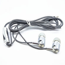Load image into Gallery viewer, Wiring Earphone for MP3 MP4 In-ear Headset Braided Rope Wire Cloth Rope Earplug Noise Isolating Earphone Handfree Drop Shipping
