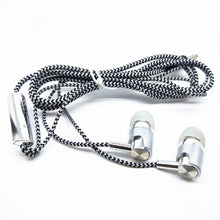 Load image into Gallery viewer, Wiring Earphone for MP3 MP4 In-ear Headset Braided Rope Wire Cloth Rope Earplug Noise Isolating Earphone Handfree Drop Shipping

