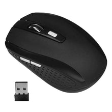 Load image into Gallery viewer, 2.4GHz wireless 6 keys 2000DPI wireless optical mouse USB receiver frosted For PC laptops without battery Wireless optical mouse
