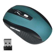 Load image into Gallery viewer, 2.4GHz wireless 6 keys 2000DPI wireless optical mouse USB receiver frosted For PC laptops without battery Wireless optical mouse
