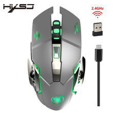 Load image into Gallery viewer, M70 2.4GHz 2400DPI Wireless Rechargeable Gaming Mouse Ergonomic Optical Mouse Wireless Gaming Mouse
