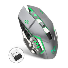 Load image into Gallery viewer, M70 2.4GHz 2400DPI Wireless Rechargeable Gaming Mouse Ergonomic Optical Mouse Wireless Gaming Mouse
