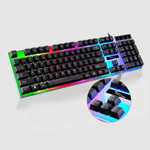 Load image into Gallery viewer, G21 USB Wired  Suspended Keyboard led Colorful Backlight Gaming Keyboard Waterproof For PC Computer Gamer
