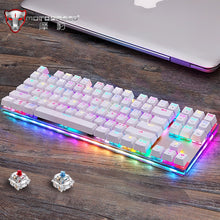 Load image into Gallery viewer, Original Motospeed K87S Gaming Mechanical Keyboard USB Wired 87 keys with RGB Backlight Red/Blue Switch for PC Computer Gamer
