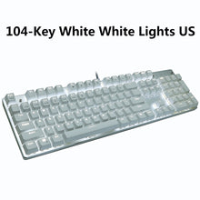 Load image into Gallery viewer, Gaming Mechanical Keyboard 87/104 Keys Russian/English USB Wired LED Backlit Game Keyboards Blue/Red Switch for computer gamer
