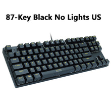 Load image into Gallery viewer, Gaming Mechanical Keyboard 87/104 Keys Russian/English USB Wired LED Backlit Game Keyboards Blue/Red Switch for computer gamer
