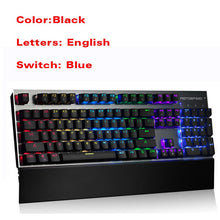 Load image into Gallery viewer, Original CK108 Mechanical Keyboard 104 Keys RGB Switch Gaming Wired klavye LED Backlit teclado for Gamer Computer overwatch dota
