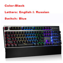 Load image into Gallery viewer, Original CK108 Mechanical Keyboard 104 Keys RGB Switch Gaming Wired klavye LED Backlit teclado for Gamer Computer overwatch dota
