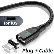 Load image into Gallery viewer, FONKEN Magnetic Micro USB Cable Type C Magnetic Charger Phone Cables for iPhone Samsung Huawei Xiaomi LG Quick Fast Charge 1m 2m
