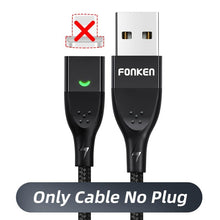 Load image into Gallery viewer, FONKEN Magnetic Micro USB Cable Type C Magnetic Charger Phone Cables for iPhone Samsung Huawei Xiaomi LG Quick Fast Charge 1m 2m
