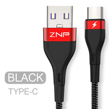 Load image into Gallery viewer, ZNP USB Type C Cable For Samsung S10 S9 S8 A50 Xiaomi Redmi Note 7 Fast Charging USB-C Charger Mobile Phone USBC Type-C Cable

