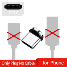 Load image into Gallery viewer, Cable Micro USB magnético de 1M 2M para iPhone Samsung Android Cable de carga rápida USB tipo C Cable de cargador magnético
