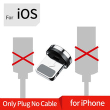 Load image into Gallery viewer, Cable Micro USB magnético de 1M 2M para iPhone Samsung Android Cable de carga rápida USB tipo C Cable de cargador magnético
