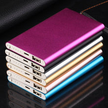 Load image into Gallery viewer, Super Slim 15000mah Power Bank External Battery PoverBank Powerbank Portable Phone Charger for Xiaomi MI iphone X XS Huawei P30
