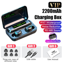 Load image into Gallery viewer, H&amp;A Bluetooth V5.0 Earphones Wireless Headphones With Microphone Sports Waterproof Headsets 2200mAh Charging Box For iOS Android
