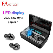 Load image into Gallery viewer, FANGTUOSI TWS Bluetooth 5.0 Earphone Stereo Wireless bluetooth headset Active Noise Cancellation With Mic Handsfree Earbuds
