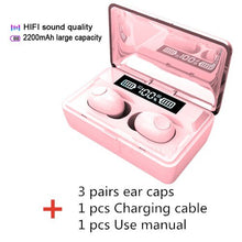 Load image into Gallery viewer, FANGTUOSI TWS Bluetooth 5.0 Earphone Stereo Wireless bluetooth headset Active Noise Cancellation With Mic Handsfree Earbuds
