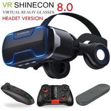 Load image into Gallery viewer, G02ED VR shinecon 8.0 Standard edition and headset version virtual reality 3D VR glasses headset helmets Optional controlle
