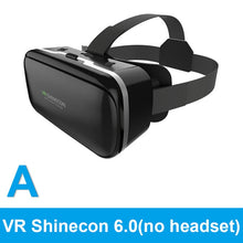 Load image into Gallery viewer, VR SHINECON 6.0 vr box 2.0 3d vr glasses virtual reality gafas goggles google cardboard Original bobo vr headset For smartphone
