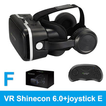Load image into Gallery viewer, VR SHINECON 6.0 vr box 2.0 3d vr glasses virtual reality gafas goggles google cardboard Original bobo vr headset For smartphone
