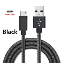 Load image into Gallery viewer, Micro USB Cable 3A Fast Charging Microusb Charger Cable For Samsung Xiaomi Huawei Data Wire Cord Android Fast Mobile Phone Cable
